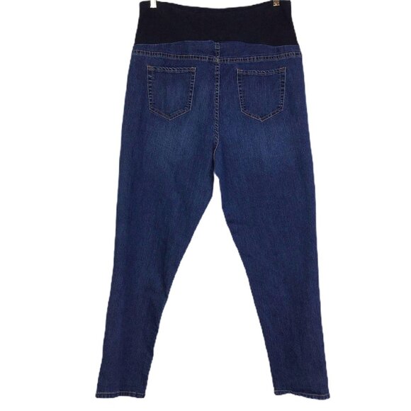 Planet Motherhood Maternity XL Skinny Jeans Belly Band Support Panel Stretch - Picture 1 of 12